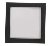 NUOBESTY Cadre CD Noir Carré 5 Pouces pour Présentation et Rangement de Disques Vinyles et Dvd Présentoir Multifonctionnel pour Albums Support Décoratif pour Bureau et Maison Cadre