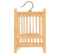 NUOBESTY Cage Sauterelle Cage de Cricket en Bambou, Cage d'usure carrée pour criquets et sauterelles, Panier de Rangement Compact et Portable pour élevage intérieur