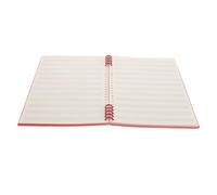 NUOBESTY Cahier de Portées Musicales B5 Rouge Vintage pour Garçon et Filles Papier Plastique et Papier, Design Étroit, Usage Polyvalent pour Écoles de Musique et Éducation à Domicile