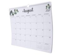 NUOBESTY Calendrier Mural Mensuel 2027-2028, Planificateur 18 Mois | Grand Format, Papier et Métal, Reliure Double Fil, Crochet Flexible, Usage Bureau et Maison