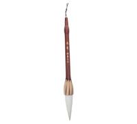 NUOBESTY Calligraphy Brush With Wood Handle For Watercolor Thick Tip Chinese Style Brush For Writing Drawing And Artistic Practice Balanced Bristle Blend And Professionals