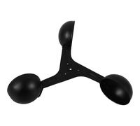 NUOBESTY Capteur de Vitesse du Vent 3 Coupelles en Alliage d'Aluminium Capteur de Débit d'Air pour Anémomètre Accessoire de Mesure du Vent pour Stations Météorologiques et Observation