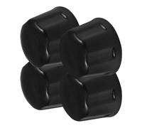 NUOBESTY Capuchons de Moyeu en Caoutchouc pour Quad ATV 110-250 Cm3 Lot de 4 Cache-Écrous de Roue Résistants aux Intempéries Protection des Écrous de Pneu Compatibles Roues de Quad