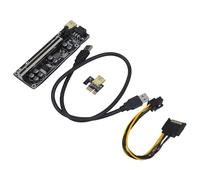 NUOBESTY Carte Graphique Externe Pcie 1X à 16X pour Ordinateur Portable Adaptateur GPU Alimentation Extension Pratique pour et Jeux Connecteur Noir Performance Optimisée