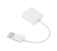 NUOBESTY Carte Sonore De La Carte Son Adaptateurs pour Instruments De Musique Socket Audio Micro Mélangeur De Carte Son Adaptateur De Prise De Casque Adaptateur Casque Alliage D'aluminium
