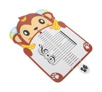 NUOBESTY Cartes de Lecture de Notes Musicales Singe, Tableau Portable | Papier, Outil D'apprentissage pour Débutants, Usage Familial et ide à Théorie Musicale