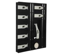NUOBESTY Cash Register Drawer Insert Tray Compartments Plastic Coin Organizer With Clips For Retail Store Supermarket Cash Management
