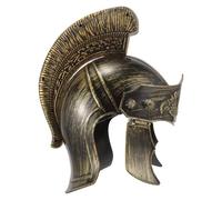 NUOBESTY Casque Romain Doré pour Adultes Accessoire de Cosplay Soldat Romain Médiéval Couvre-Chef Style Guerrier Antique pour Soirées Costumées et Événements Historiques