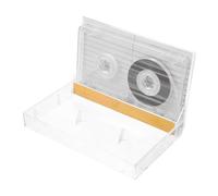 NUOBESTY Cassette Audio Transparente Accessoire DIY pour Enregistrement Décorations Vintage Petite Cassette pour Magnétophone Enregistreur