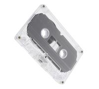 NUOBESTY Cassette Audio Vide Ruban Magnétique DIY Support Rétro pour Enregistrement Décoration Vintage avec Boîtier Transparent Accessoire Cassette Pratique pour Conférences et Musique