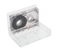 NUOBESTY Cassette Vierge Audio 60 Étui Rigide Transparent, Mini Cassette Audio Vide pour Enregistrement, Bricolage Et Messages Personnels, Format Compact Et Usage Polyvalent, Couleur Neutre