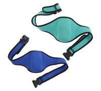NUOBESTY Ceinture de Course en Néoprène 2 Pièces Double Poche pour Téléphone et Petits Accessoires, Soutien Stable et Mains Libres pour Yoga et Sport