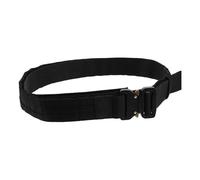 NUOBESTY Ceinture et Points d'attache Intégrés Noir avec Support Stable Double Couche en Nylon pour Équipement, pour Travail en Extérieur et Survie