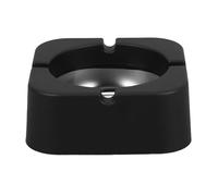 NUOBESTY Cendrier carré de Table pour la Maison, Le Bureau ou Le Salon - Petit cendrier pour Cigarettes et cigares - 8,9 x 8,9 cm - 4 emplacements pour Repose-cigares