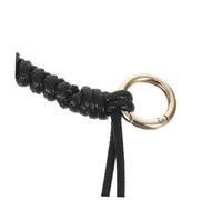 NUOBESTY Chainette de Sac à Main Tressée Cireée avec Boucle et Pompon Sangle Remplaçable pour Sac Bandoulière Pochette et Portefeuille Accessoire Pratique et pour Femme