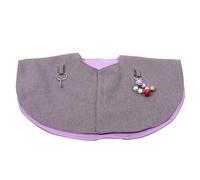 NUOBESTY Châle D'entraînement Anti-griffures pour Perroquet en Coton Respirant, Grosse Taille Violette, Protection Épaule pour Dressage Et Soins des Oiseaux De Compagnie