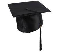 NUOBESTY Chapeau de Remise de Diplôme Adulte Classique Léger et Confortable Coiffe Unisexe Ajustable pour Cérémonie de Fin Études Bachelor Master et Doctorat