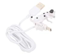 NUOBESTY Chargeur Chien USB-c Blanc, Câble de Chargement Rapide en Plastique et Métal, Rappel Amusant pour Téléphone, Chambre ou Voiture