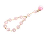 NUOBESTY Charme de Voiture Suspendu Étoile en Verre Rose, Perles Alliage | Décor Intérieur Féminin, Léger à Accrocher au Rétroviseur, Style Poétique et Romantique