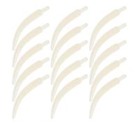 NUOBESTY Charme Ethnique Éléphant 100 Pièces Plastique Blanc à Usage Polyvalent, Idéal pour Décoration et Expositions Artistiques