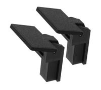 NUOBESTY Charnières Transparentes Accessoires de Remplacement 2pcs en Plastique, Installation Facile, Expérience Silencieuse pour Couvercle de Platine Vinyle pour Tourne-Disque