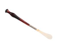 NUOBESTY Chausse-pied Long en Bois, Wooden Shoe Puller, Manche Long 39cm, Large Embout, Poignée Ergonomique, Aide à L’habillage, pour Chaussures et Bottes, Seniors et Femmes