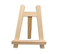 NUOBESTY chevalet Bois Mini Affichage, Petit Bureau Table Calendrier Calendrier Triangle Stand Artiste en Bois chevalet Cadre Photo Cadre Support Photo Dessin Support de Peinture - 2pcs, 15 x 20cm