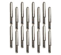 NUOBESTY Cheville de Corde de Harpe en Métal Argenté, Fixation Simple et Résistante 16 Pièces Accessoires Solide pour Instrument de Musique pour Lyre et Clavecin