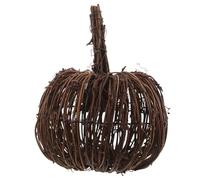 NUOBESTY Citrouille Rotin Synthétique pour Halloween Citrouille Décorative Tressée Ornement de Table Festif