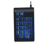 NUOBESTY Clavier Numérique USB Mécanique Rétroéclairé Couleurs Compact Portable Compatible Pc Et Portable pour Gaming Et Bureau