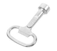 NUOBESTY Clé Vanne Radiateur Compacte de Zinc Clé Purgeur Plombier Polyvalente pour Robinets Portes Armoire et Ascenseurs Outil Portable Facile Utilisation