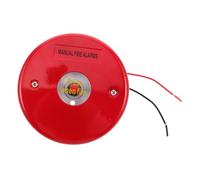 NUOBESTY Cloche Dalarme Manuelle Acier Inoxydable Bouton Poussoir de Sécurité Chaleur Sonore Puissante pour Églises Usines et Bâtiments Publics Montage Mural Dispositif Dalarme Incendie