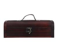 NUOBESTY Coffret à vin en Bois : étui de Rangement avec poignée - Porte-Bouteilles et Contenant d'emballage pour Noël, Anniversaires, pendaisons de crémaillère