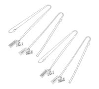 NUOBESTY Collier Athlétisme 4 Pièces Pendentifs Marathon 262 et Semi-Marathon 131 Bijou Sport Léger pour Coureurs Longue Distance Accessoire pour Passionnés de Course et Équipes