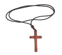 NUOBESTY Collier Croix Pour Femme Pendentif Crucifix Vintage Bijoux Chrétiens Pour Église Collier Décontracté Pour Les Jours