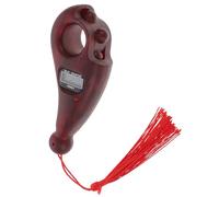 NUOBESTY Compteur de Doigts Manuel en Bois Rouge, Mini Compteur Numérique pour Prières Bouddhistes, Écran Électrique, Fonction Pile, pour Contemplation et Pleine Conscience