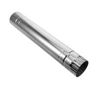 NUOBESTY Conduit de Cheminée en Acier Inoxydable 7x7,5 Cm Diamètre, Longueur 50 Cm, Kit Tuyau de Poêle à Bois pour Chauffage Extérieur, Évacuation Fumée pour Poêles, Barbecues et Camping