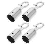 NUOBESTY Connecteurs de Corde en Acier Inoxydable 32 MM Butée de Sécurité et Crochet Anti-Glissement pour Barrières de Terrasse et Lieux Publics