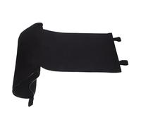 NUOBESTY Coussin Repose-Jambes Voiture Extensible en Cuir Suédé Noir Rallonge Siège Principal pour Conducteur et Passager Coussin de Soutien Ergonomique pour Confort Longue Durée en