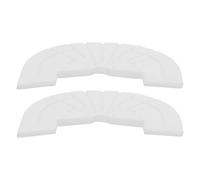 NUOBESTY Coussinet Antidérapant en Caoutchouc Blanc 4mm pour Chaussures et Baskets, Protection Semelle Talon, Autocollant, Marche en Ville, 1 Paire Taille 43-44