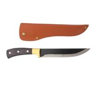 NUOBESTY Couteau à Désosser en Acier Inoxydable 7 Pouces avec Manche Ergonomique et Étui en Cuir - Set de Couteaux de Boucher Multifonction Professionnel Cuisine Maison, Coupe-jambon