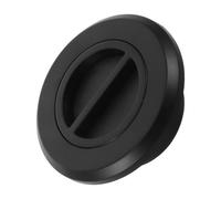 NUOBESTY Couvercle D'interrupteur Rond, Boîtier Noir en Plastique | Remplacement, Canaux Internes pour Câble, Fentes de Positionnement, Texture D'origine