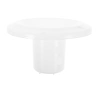 NUOBESTY Couvercle pour Seau de Distributeur D'eau, Siège de Rechange Compatible Fontaine à Eau, Accessoire Robuste en Polypropylène Blanc pour Pompe à Eau Électrique, Pièce Détachée