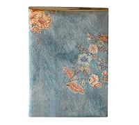 NUOBESTY Couverture de Livre A5 en Coton Estampé Doré Sangle Réglable Protège-Livre Réutilisable Papeterie Étudiante Étui pour Cahier Manuel Agenda Dossier