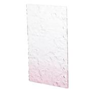 NUOBESTY Couverture Protectrice 6 Rose Classeur de A6 en Acrylique Anneaux, Design Transparent Moderne, Réutilisable et L'école Voyages