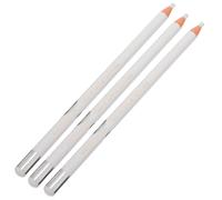 NUOBESTY Crayon Eyeliner Blanc 3pcs, Maquillage des Yeux Longue Tenue sans Bavure, Composé de Cire D'abeille et Huile D'olive, pour Ouvrir le Coin de L'œil