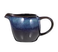 NUOBESTY Crémier en Céramique avec Poignée et Bec Verseur Mini Pichet à Lait 100 Ml Bleu Dégradé Pot à Crème Réutilisable pour Café Thé Sirop et Sauce Usage Domestique et Restauration