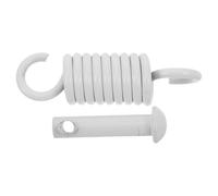 NUOBESTY Crochet à Ressort en Fer pour Chaise Suspendue - Lot de 2 Set de Goupilles Universelles pour Balancelle de Porche Hamac et Paquet de Frappe - Accessoires de Fixation Polyvalents