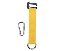 NUOBESTY Crochet de Fixation pour Équipement de Gym à Domicile, Crochet Suspendre en Fer Jaune Sangles Robustes, Installation Rapide et Artisanat de Précision pour Paquet de Frappe