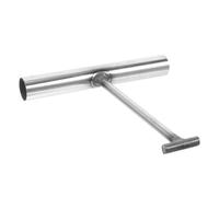 NUOBESTY Crochet de Levage en Acier Inoxydable 15 CM X 12 MM Outil Robuste Multifonction pour Plaques d'Égout et Portes Enroulables Extracteur de Couvercle de Regard Crochet de Traction